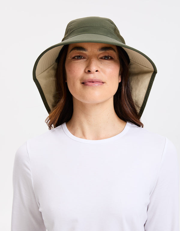 Khaki / Beige Underbrim