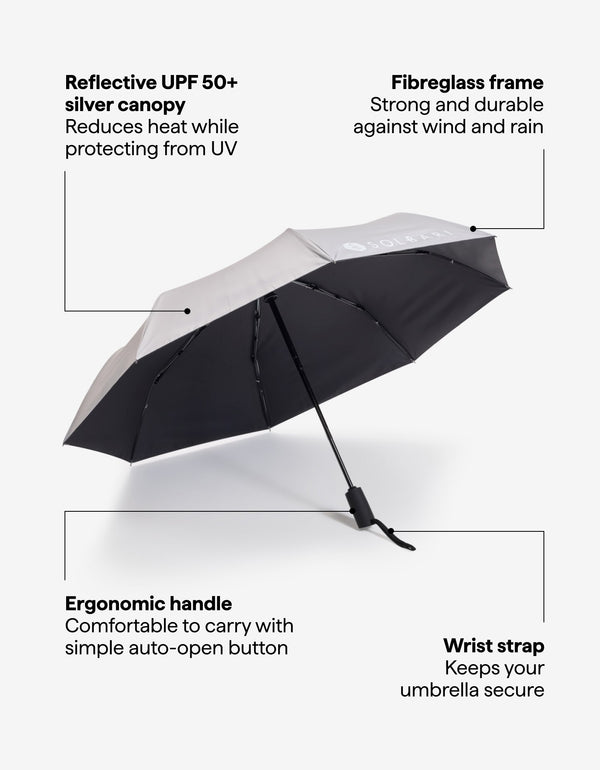 Silver / Black,106cm Arc