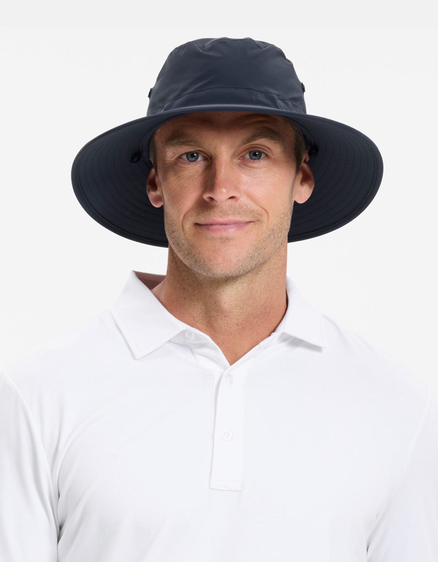 Men's Traveller Broad Brim Sun Hat UPF 50+ | Solbari AU