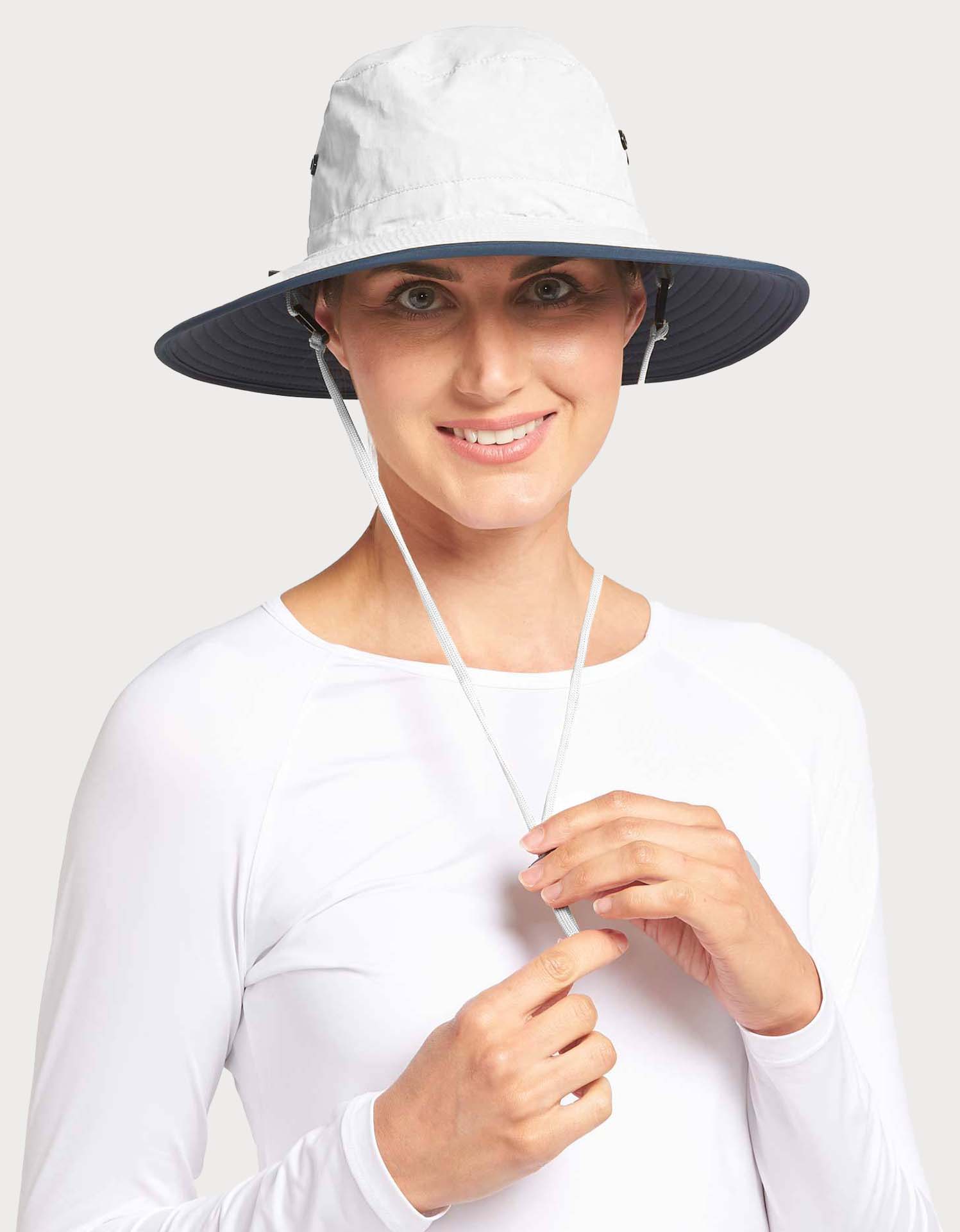 White / Navy